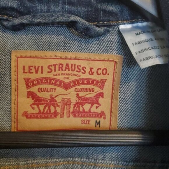 Levi's Jean jacket medium wash Size M - Picture 3 of 5